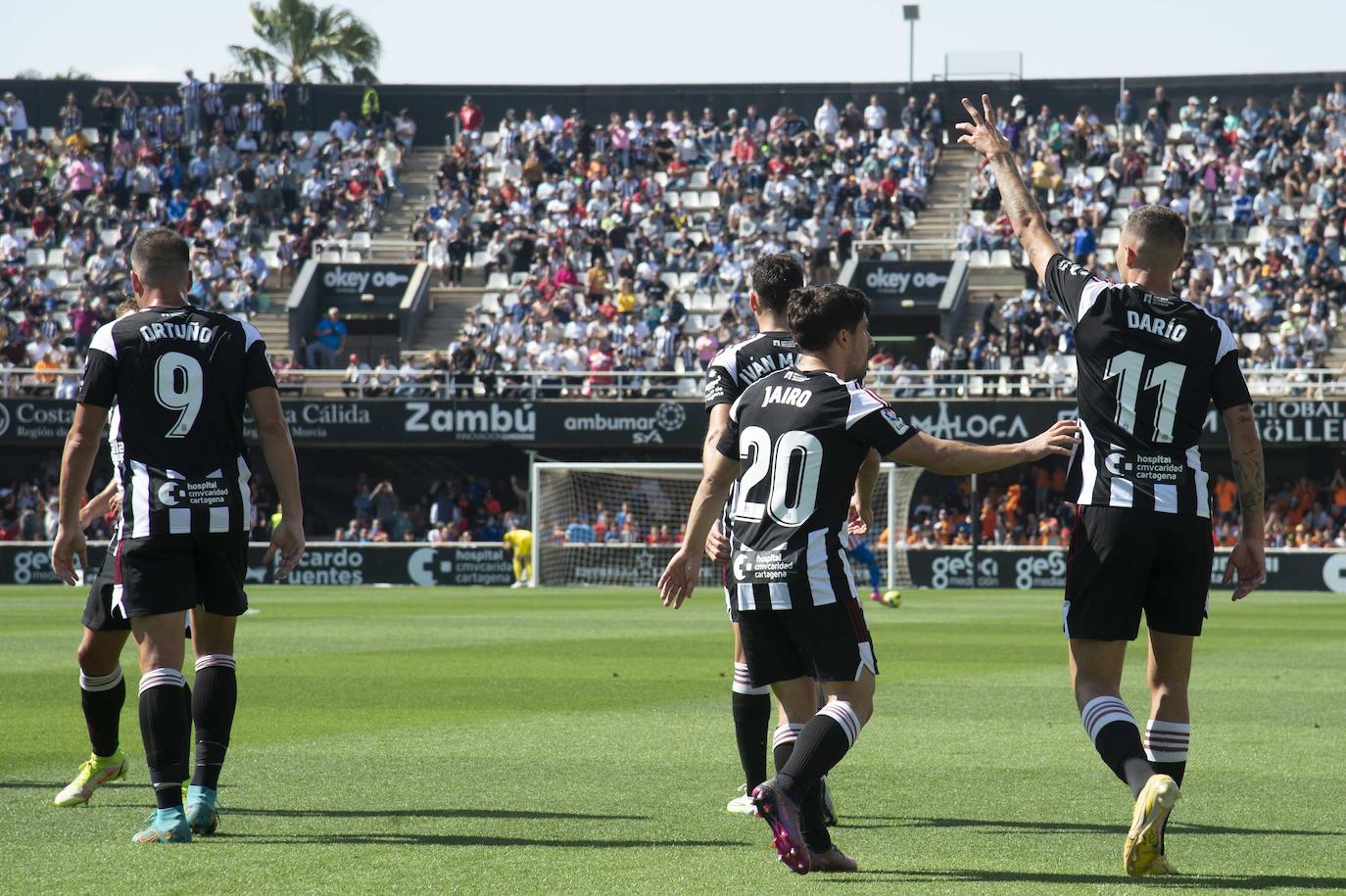 La victoria del Cartagena frente al Sporting, en imágenes