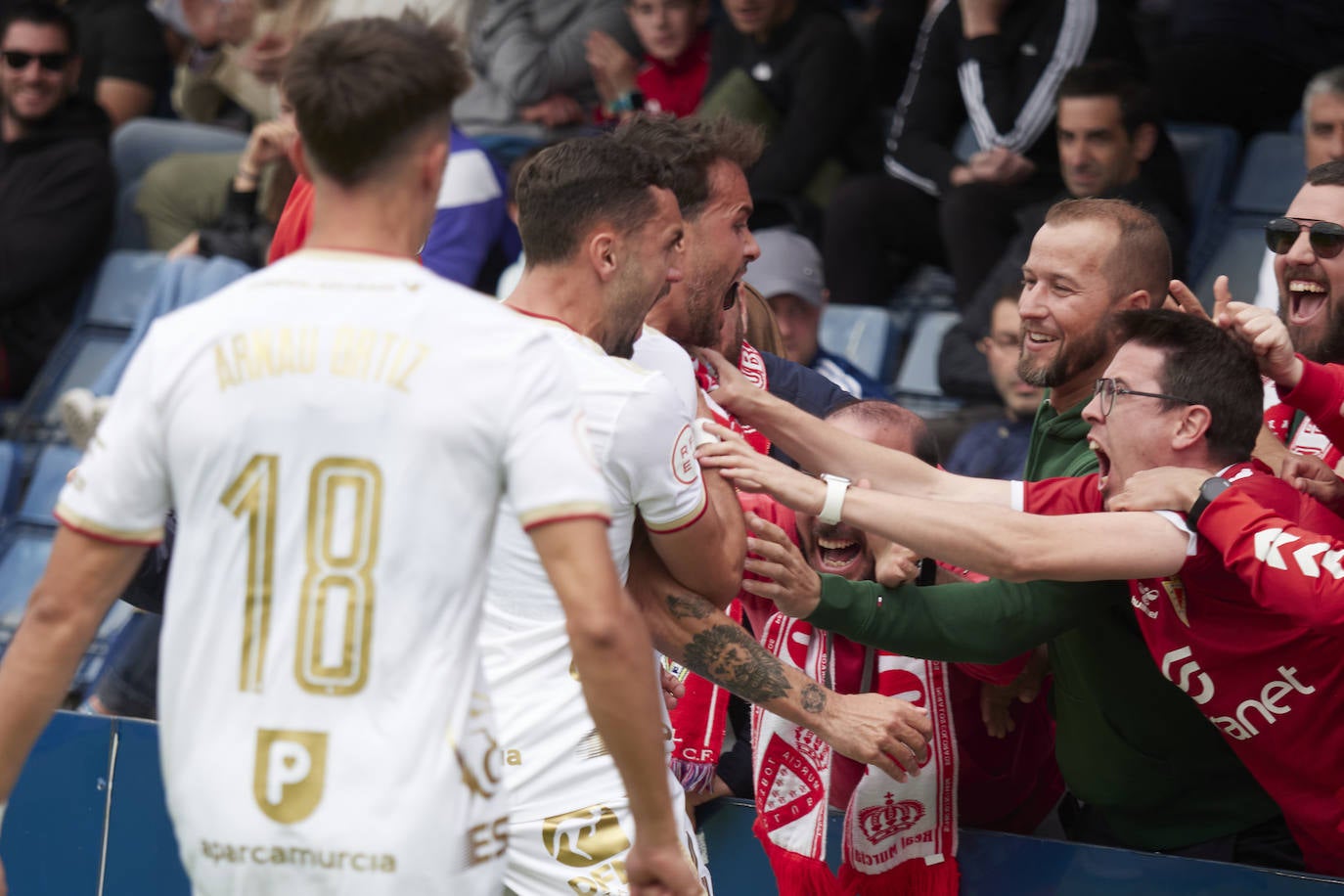 El empate del Real Murcia frente a Osasuna Promesas, en directo