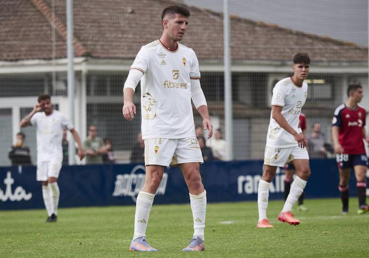 Toril en el partido de este domingo frente a Osasuna Promesas.