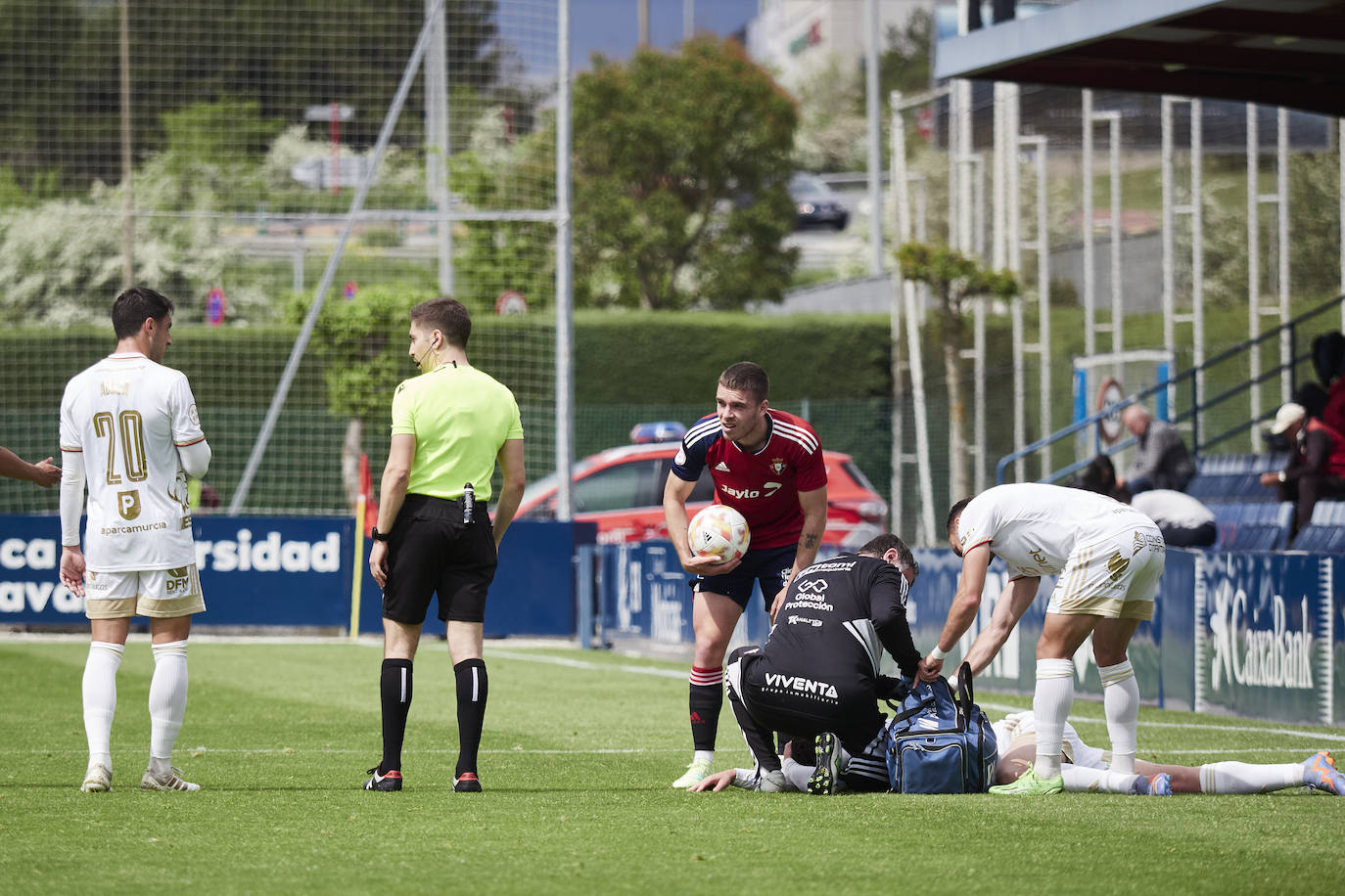 El empate del Real Murcia frente a Osasuna Promesas, en directo