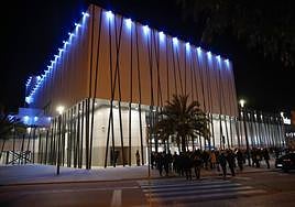 Imagen de archivo de la inaguración del auditorio Margarita Lozano.