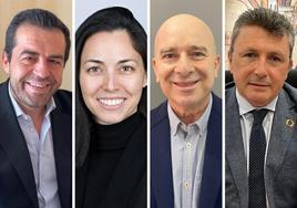 Rubén Martínez Alpañez, Virginia Martínez, Antonio Martínez Nieto y Pascual Salvador, números cuarto a séptimo de la candidatura autonómica de Vox.