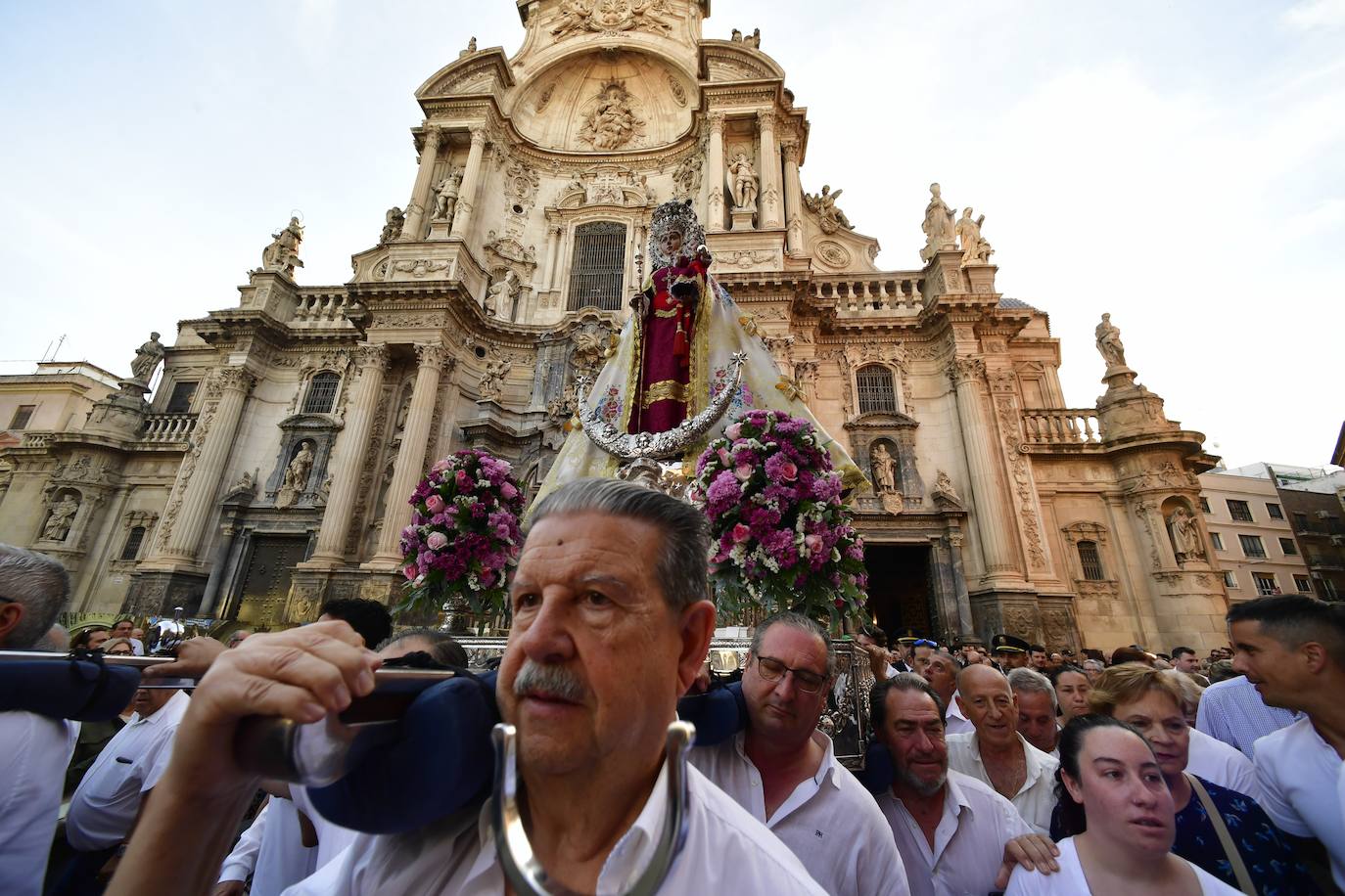 La subida de la Virgen de la Fuensanta a su santuario, en imágenes
