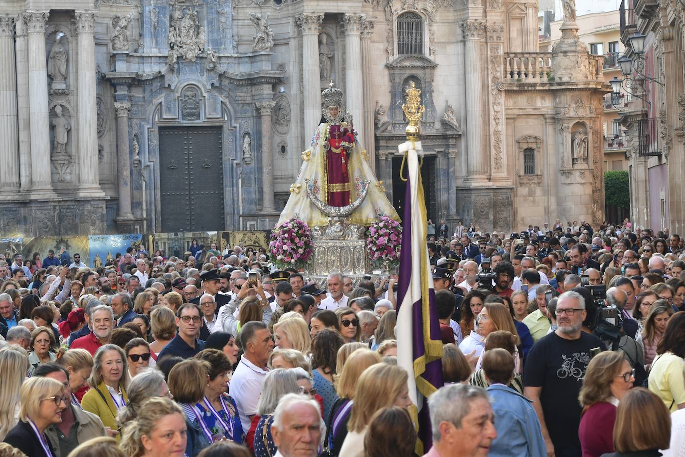 La subida de la Virgen de la Fuensanta a su santuario, en imágenes
