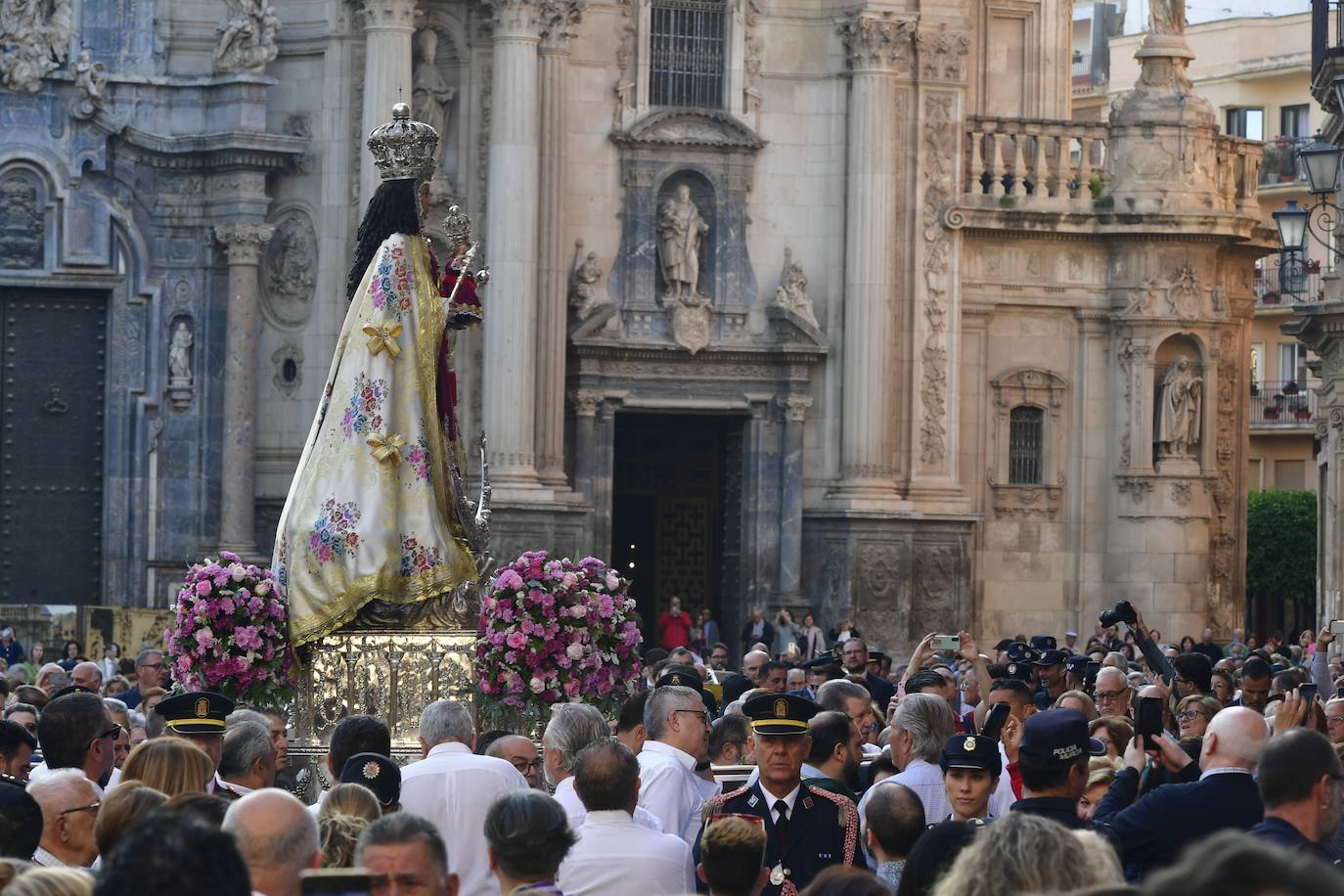 La subida de la Virgen de la Fuensanta a su santuario, en imágenes