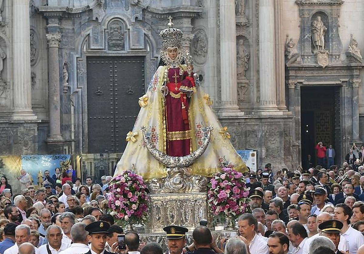 La subida de la Virgen de la Fuensanta a su santuario, en imágenes