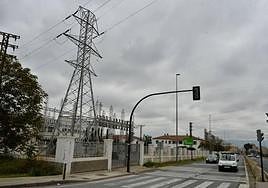 Subestación eléctrica de Iberdrola en Espinardo en una imagen de archivo