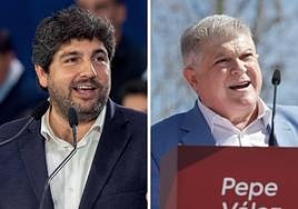 Fernando López Miras y José Vélez.