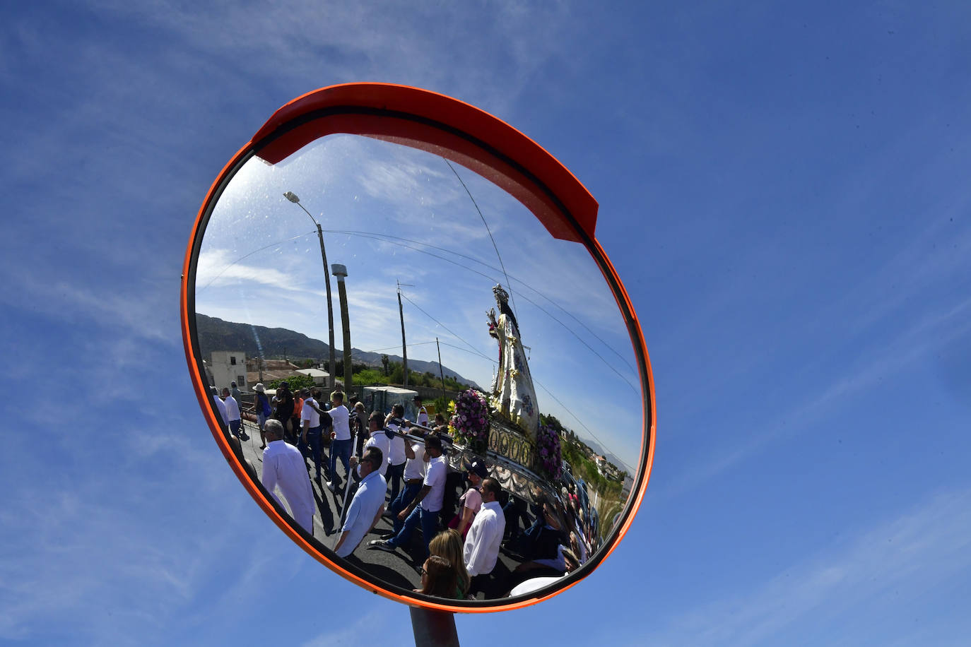 La subida de la Virgen de la Fuensanta a su santuario, en imágenes
