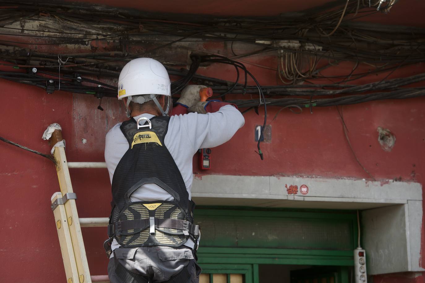 Redada policial en Espinardo, en imágenes