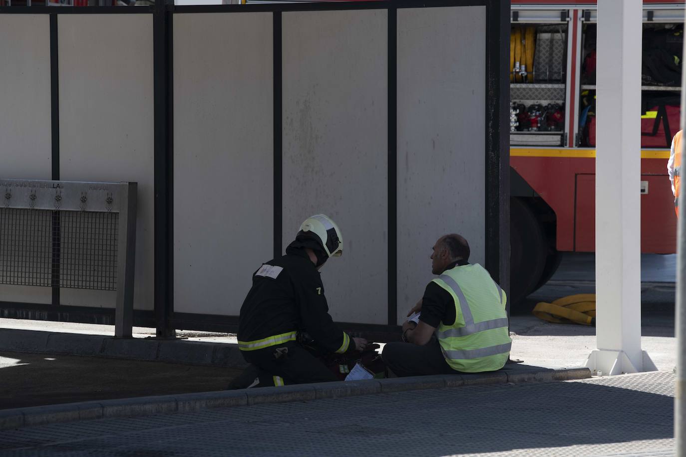 Simulacro de un accidente en Cartagena