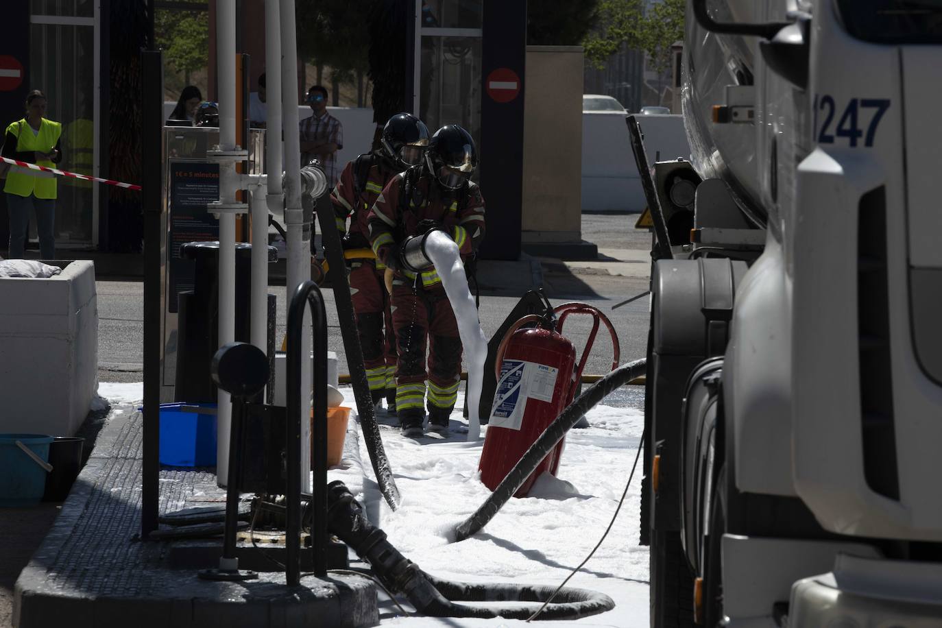 Simulacro de un accidente en Cartagena