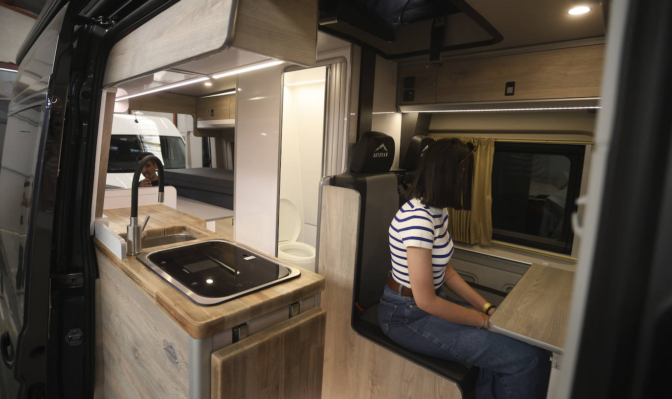 El interior de las campers, en imágenes