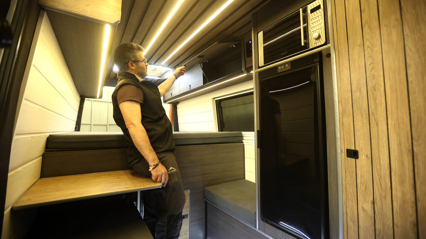 El interior de las campers, en imágenes