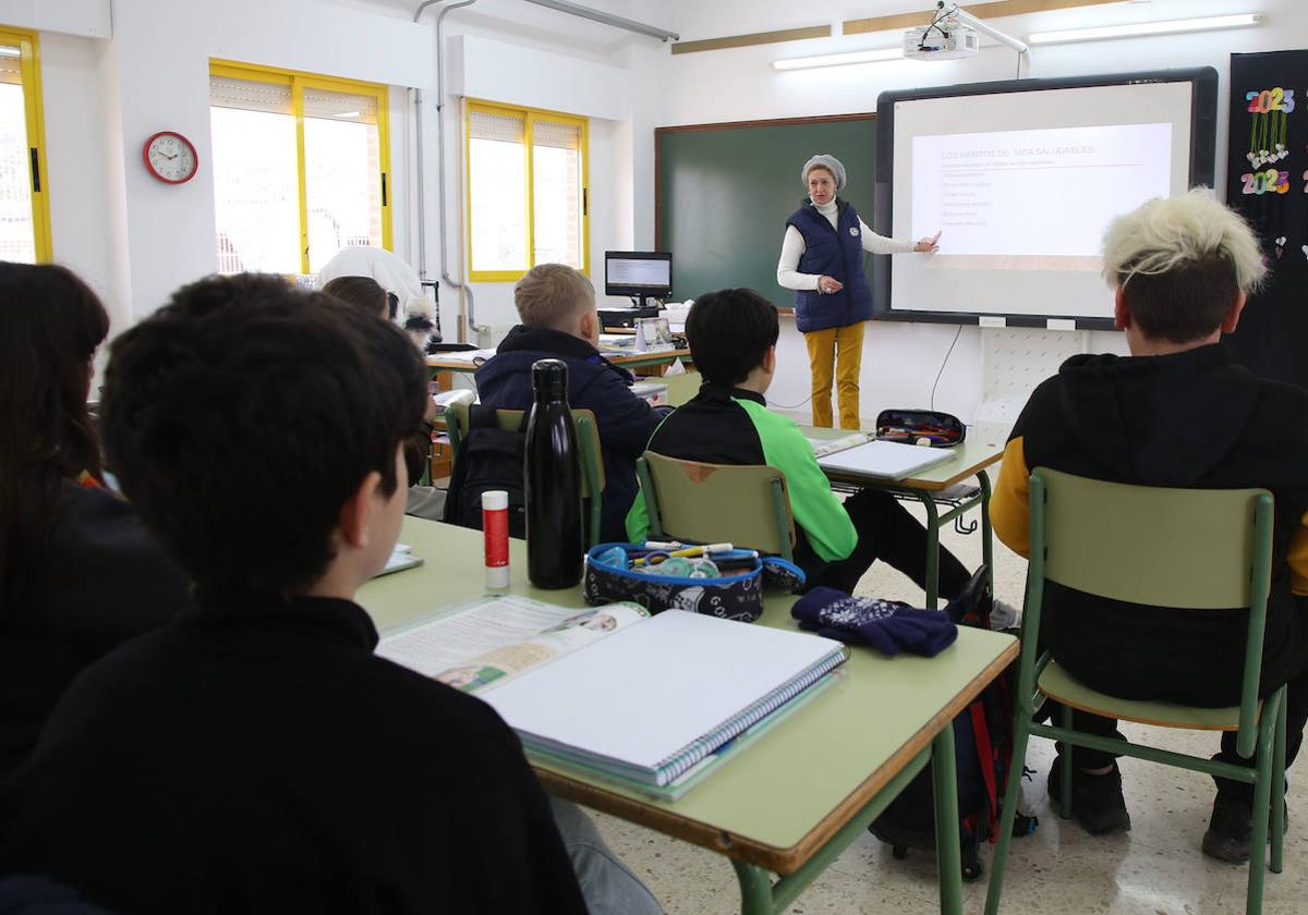 Imagen de archivo de un colegio de la Región de Murcia.