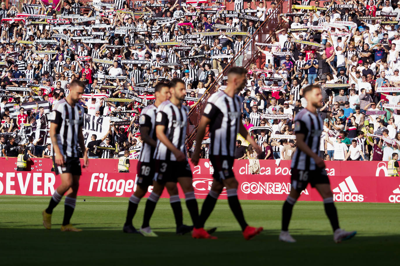 El empate del Cartagena frente al Albacete, en imágenes