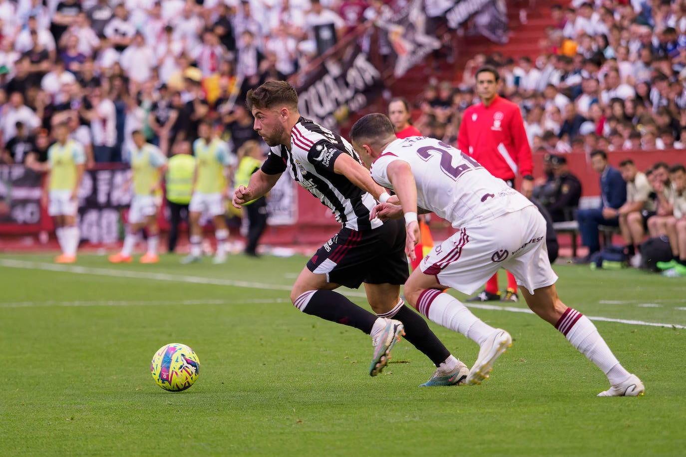 El empate del Cartagena frente al Albacete, en imágenes