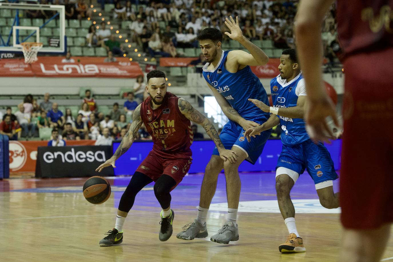 La victoria del UCAM Murcia frente al Fuenlabrada, en imágenes