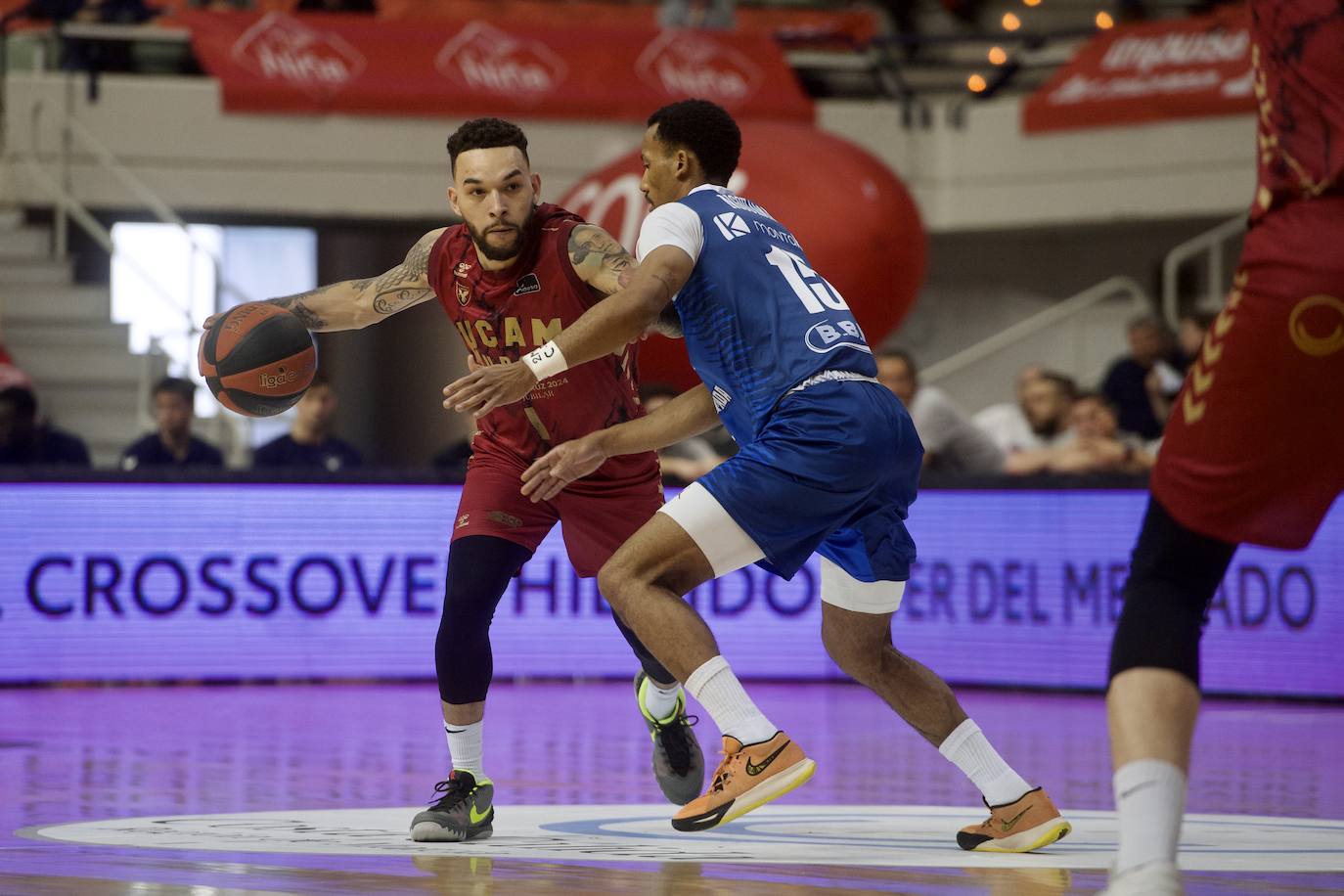 La victoria del UCAM Murcia frente al Fuenlabrada, en imágenes