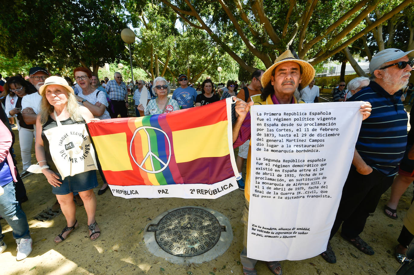 La manifestación del Primero de Mayo en Murcia, en imágenes