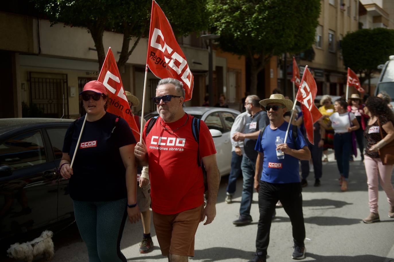 Marcha en Murcia por los derechos laborales