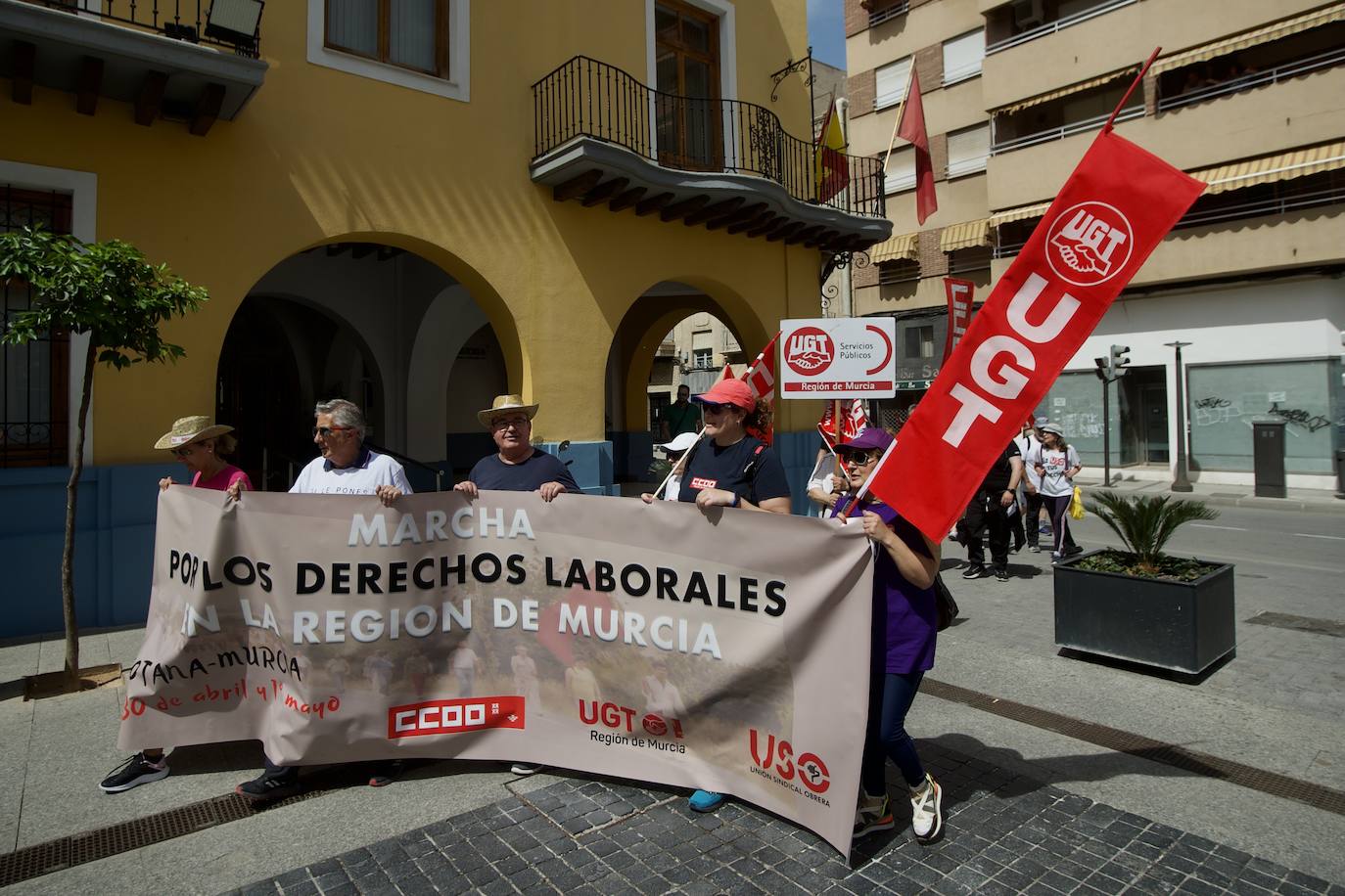 Marcha en Murcia por los derechos laborales