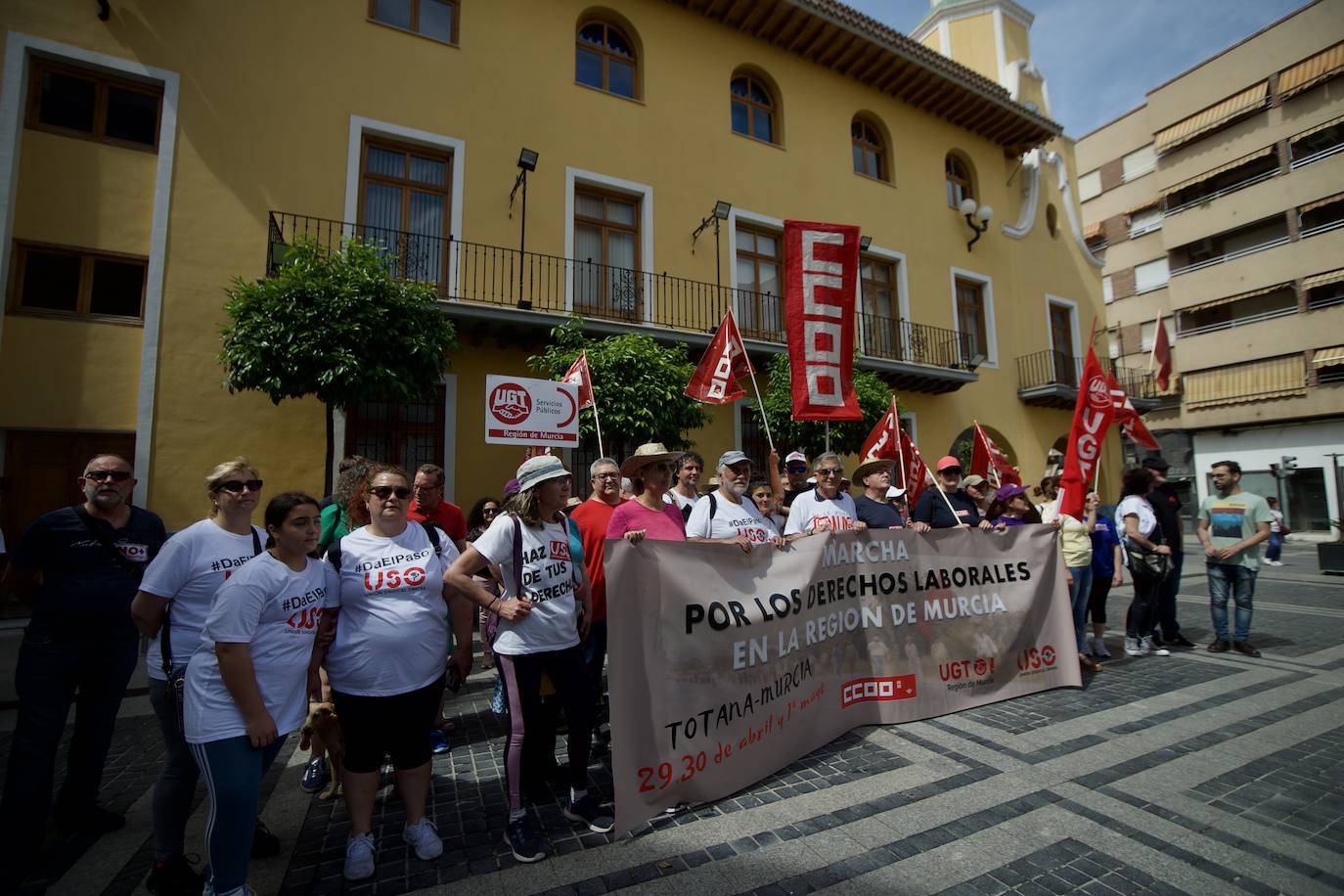 Marcha en Murcia por los derechos laborales