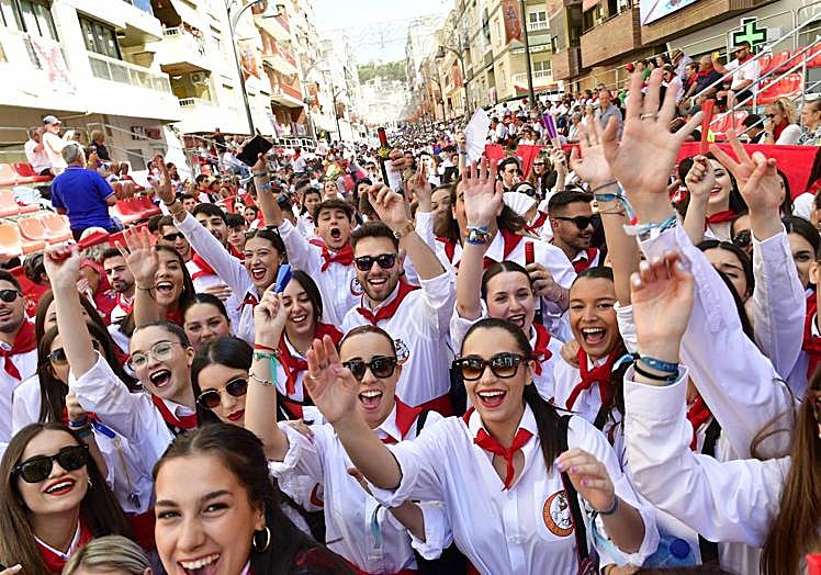 El ambiente de los Caballos del Vino.