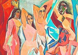 'Les Demoiselles d'Avignon' (Las señoritas de Aviñón), obra de Picasso.