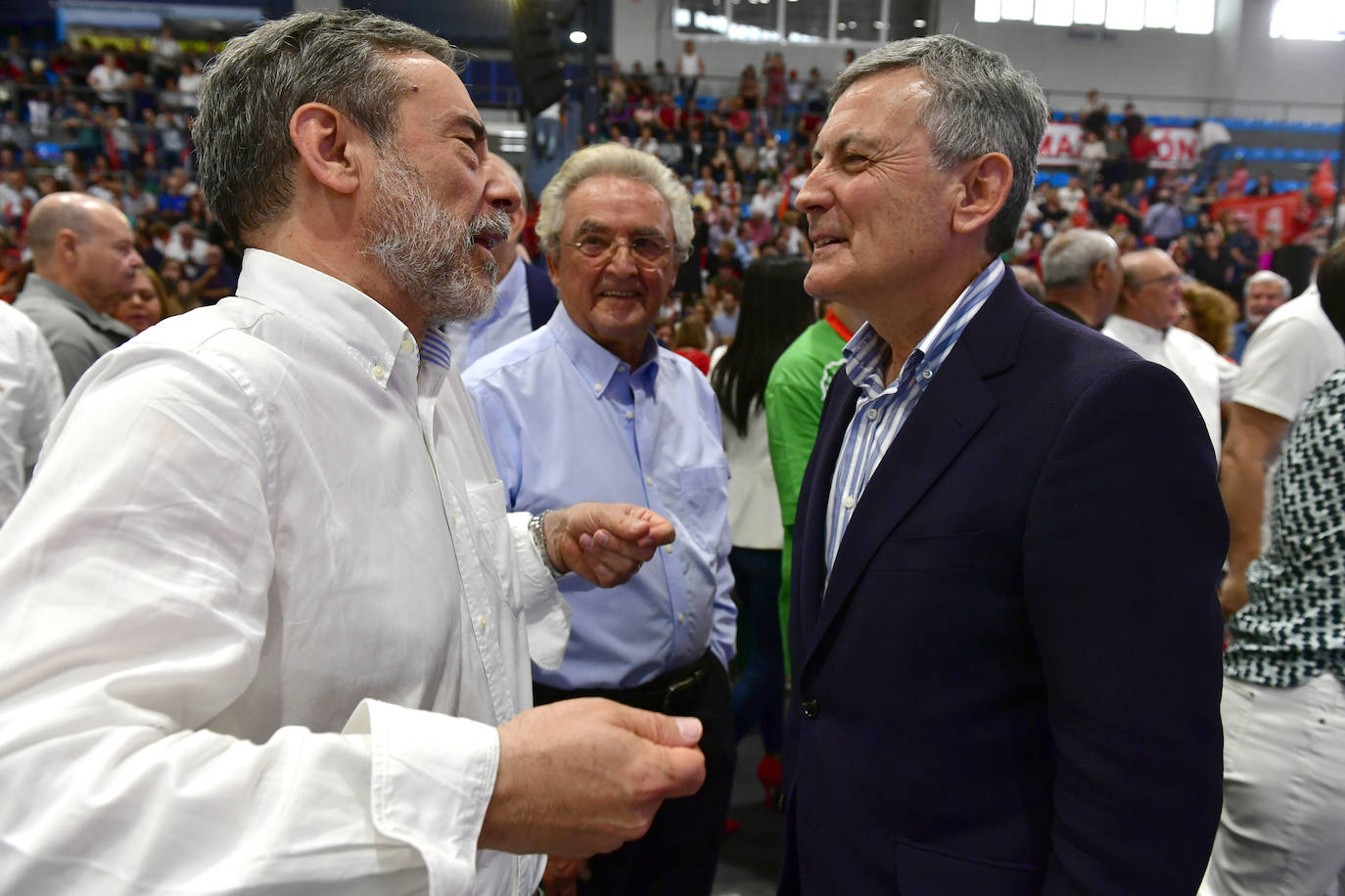 El acto de Pedro Sánchez en Murcia, en imágenes