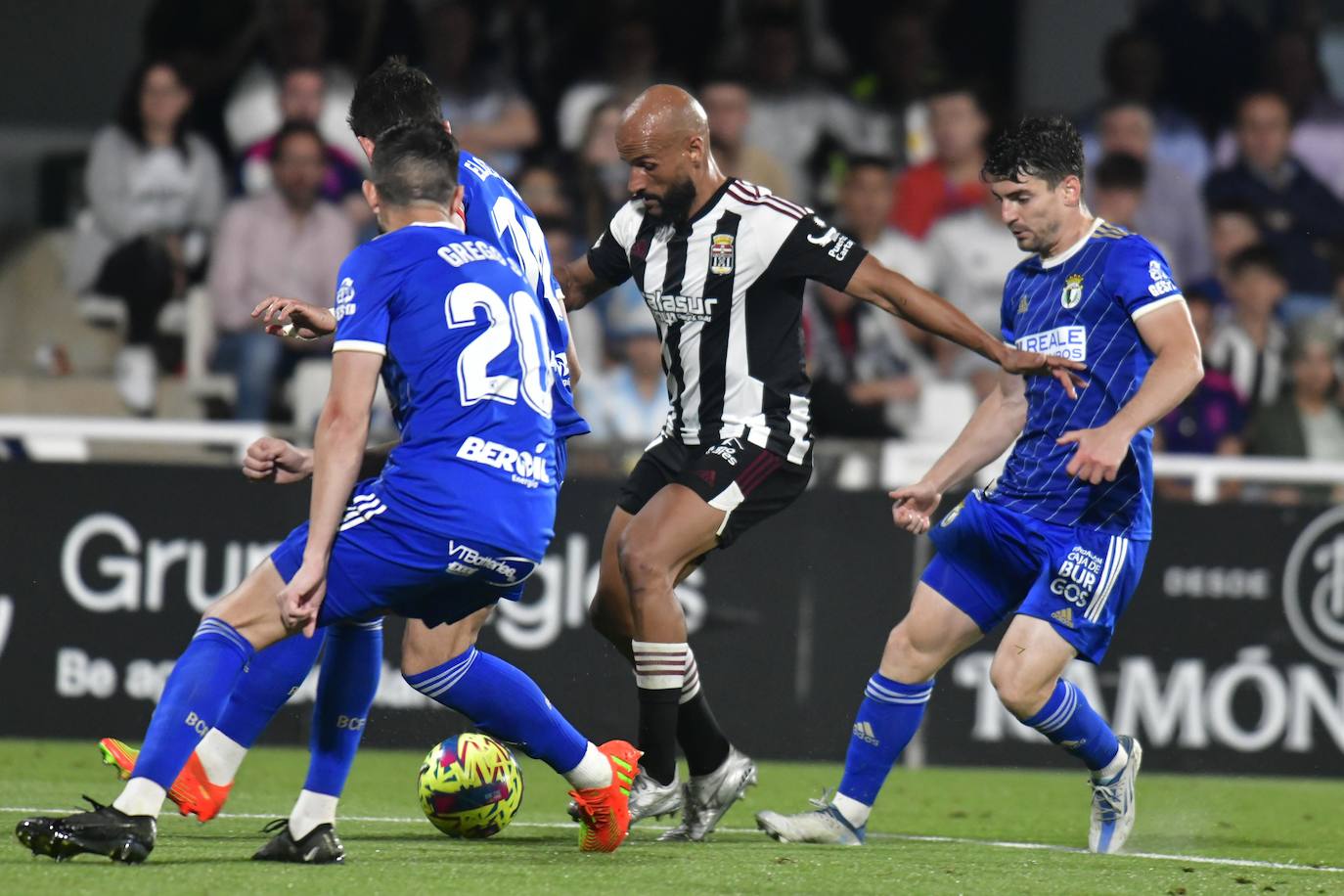 El empate del Cartagena frente al Burgos, en imágenes