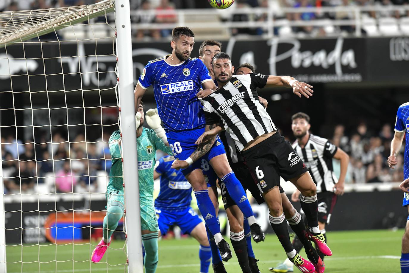 El empate del Cartagena frente al Burgos, en imágenes