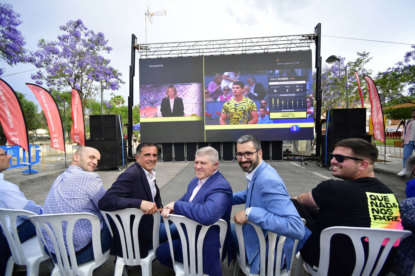 El Palmar vibra con la victoria de Carlos Alcaraz