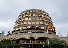 Vistas exteriores del Tribunal Constitucional.