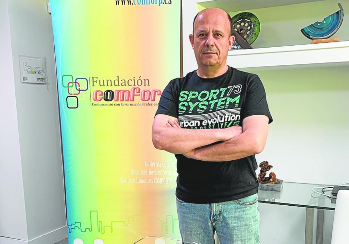 Pablo Reyes Piris, en la fundación Comfor.