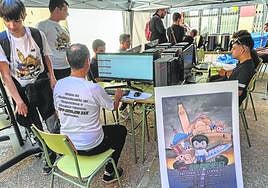 Los participantes en la C3Runner, en plena competición, ayer.