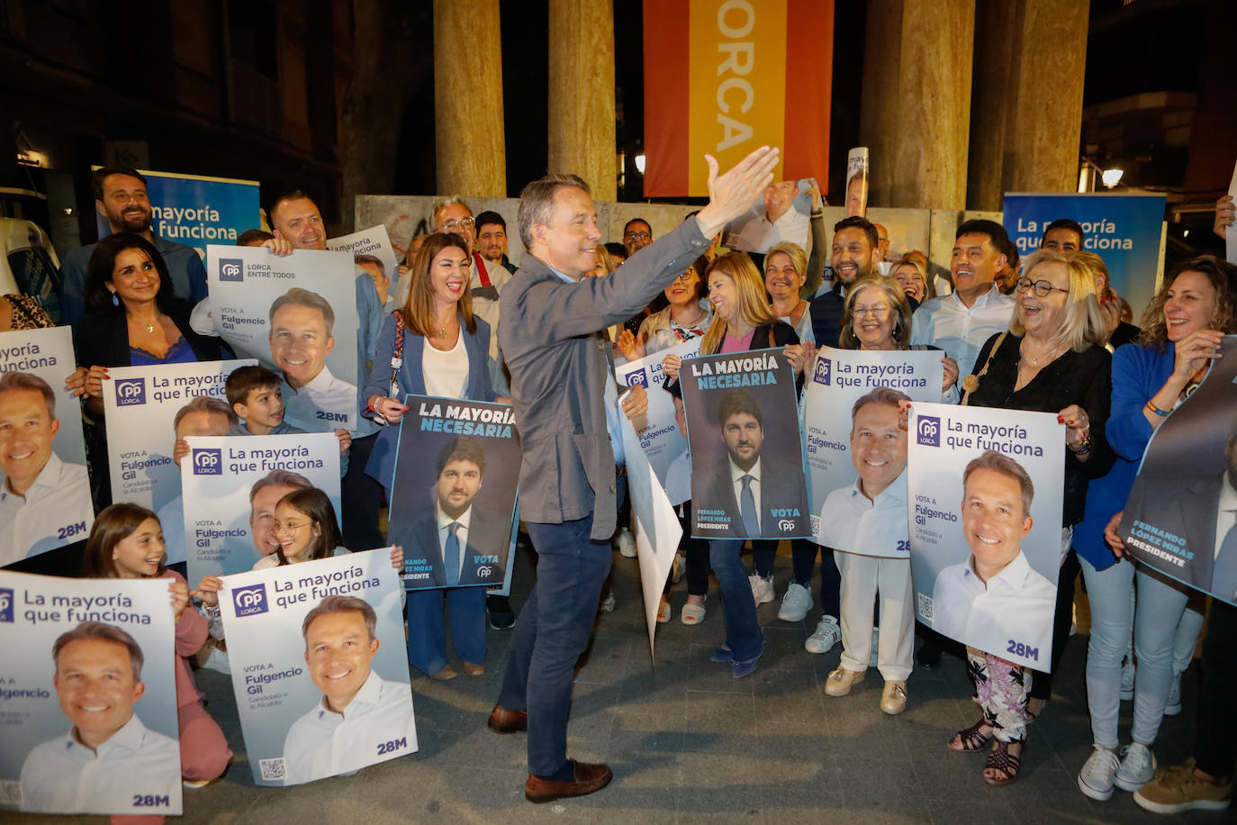 El Partido Popular en Lorca, con Fulgencio Gil al frente, incia la campaña electoral. 