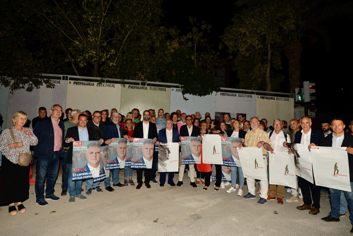 Inicio de la campaña electoral del PSOE en Murcia.