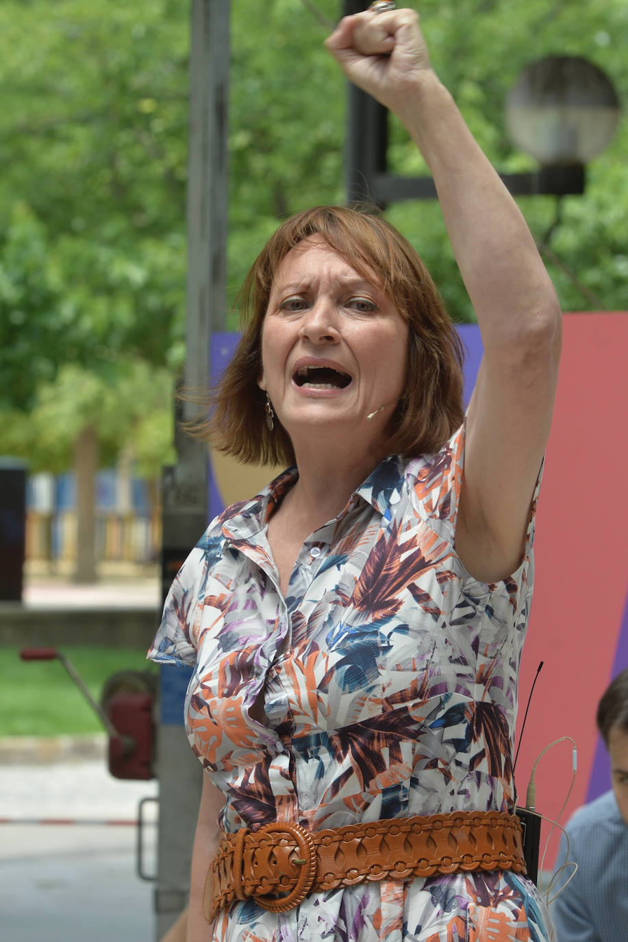 El mitin de Podemos en Murcia encabezado por Echenique, en imágenes