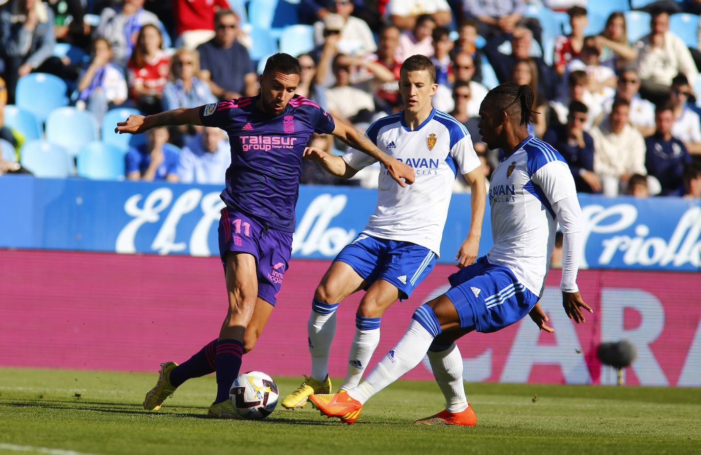 La derrota del Cartagena frente al Zaragoza, en imágenes