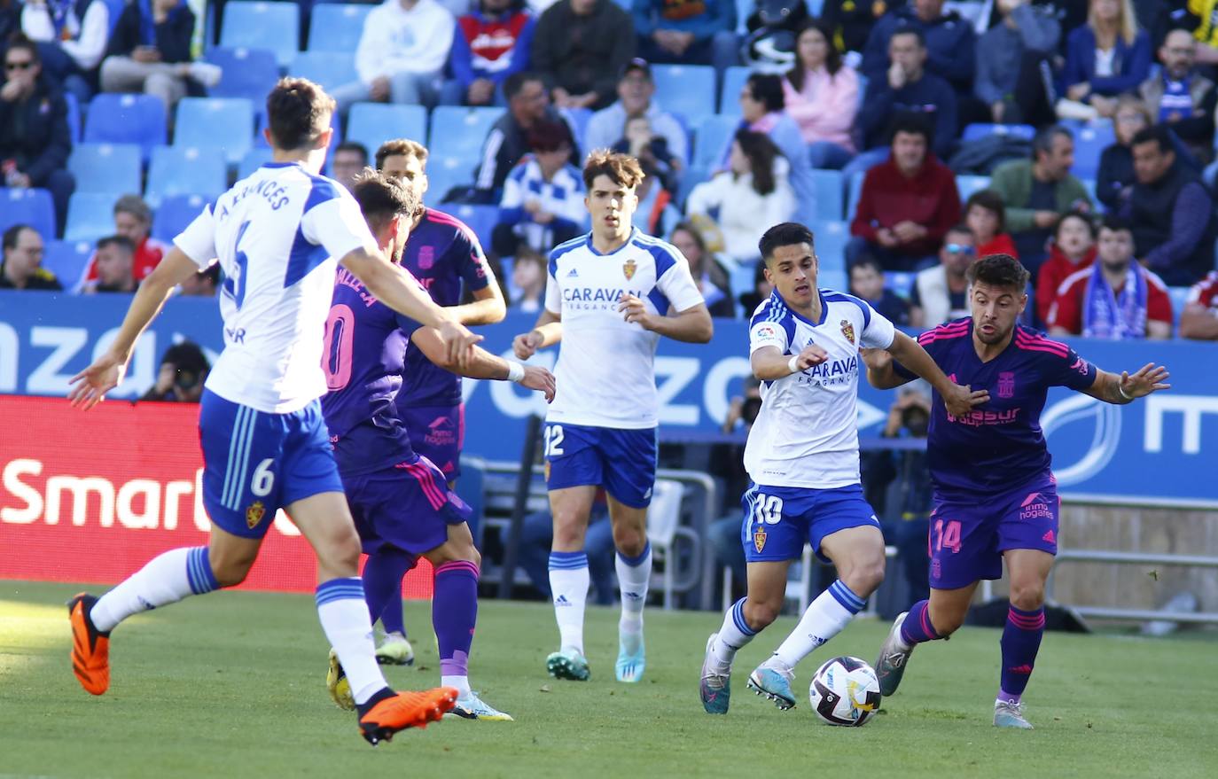 La derrota del Cartagena frente al Zaragoza, en imágenes