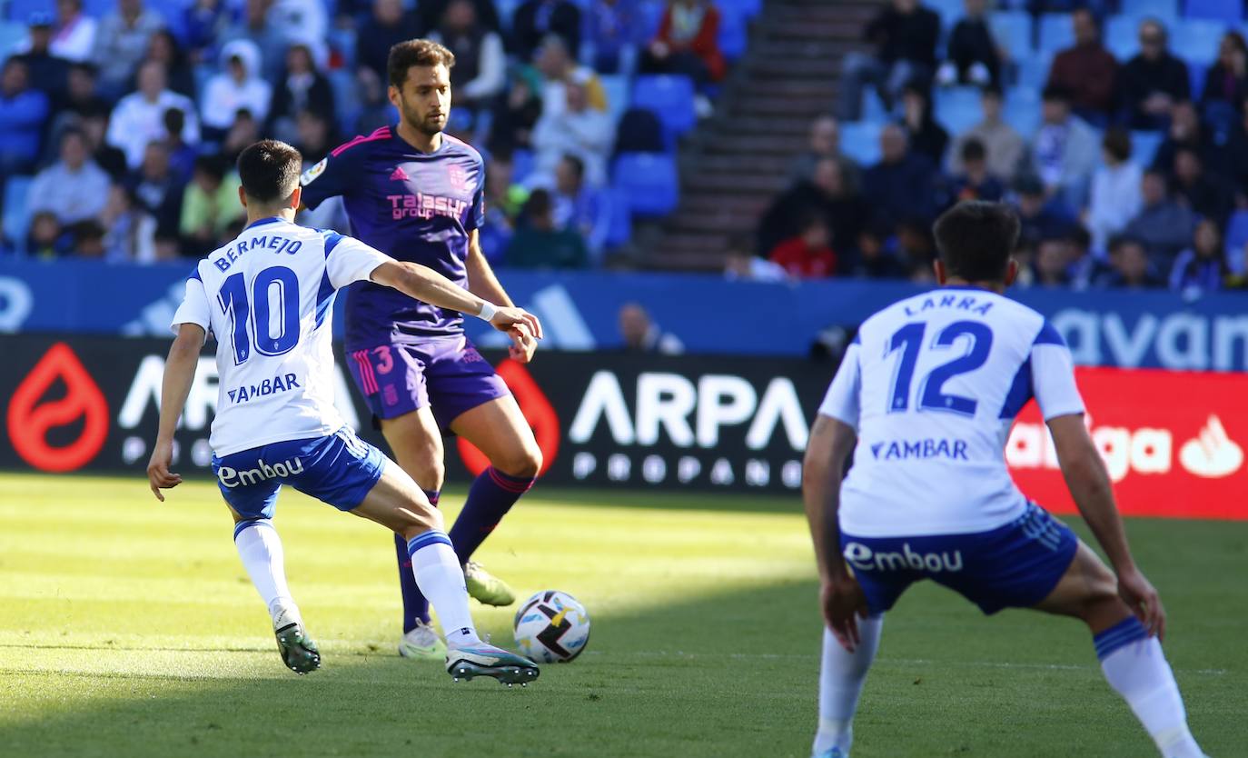 La derrota del Cartagena frente al Zaragoza, en imágenes