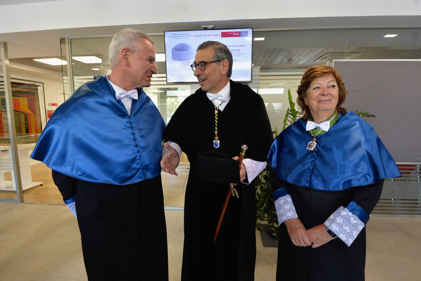 Investidura de los nuevos doctores honoris causa en la Facultad de Química de la UMU