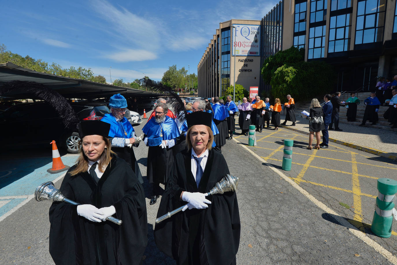 Investidura de los nuevos doctores honoris causa en la Facultad de Química de la UMU