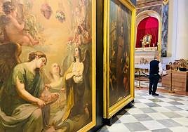 Obras de Vicente López en el monasterio de las Salesas de Orihuela.