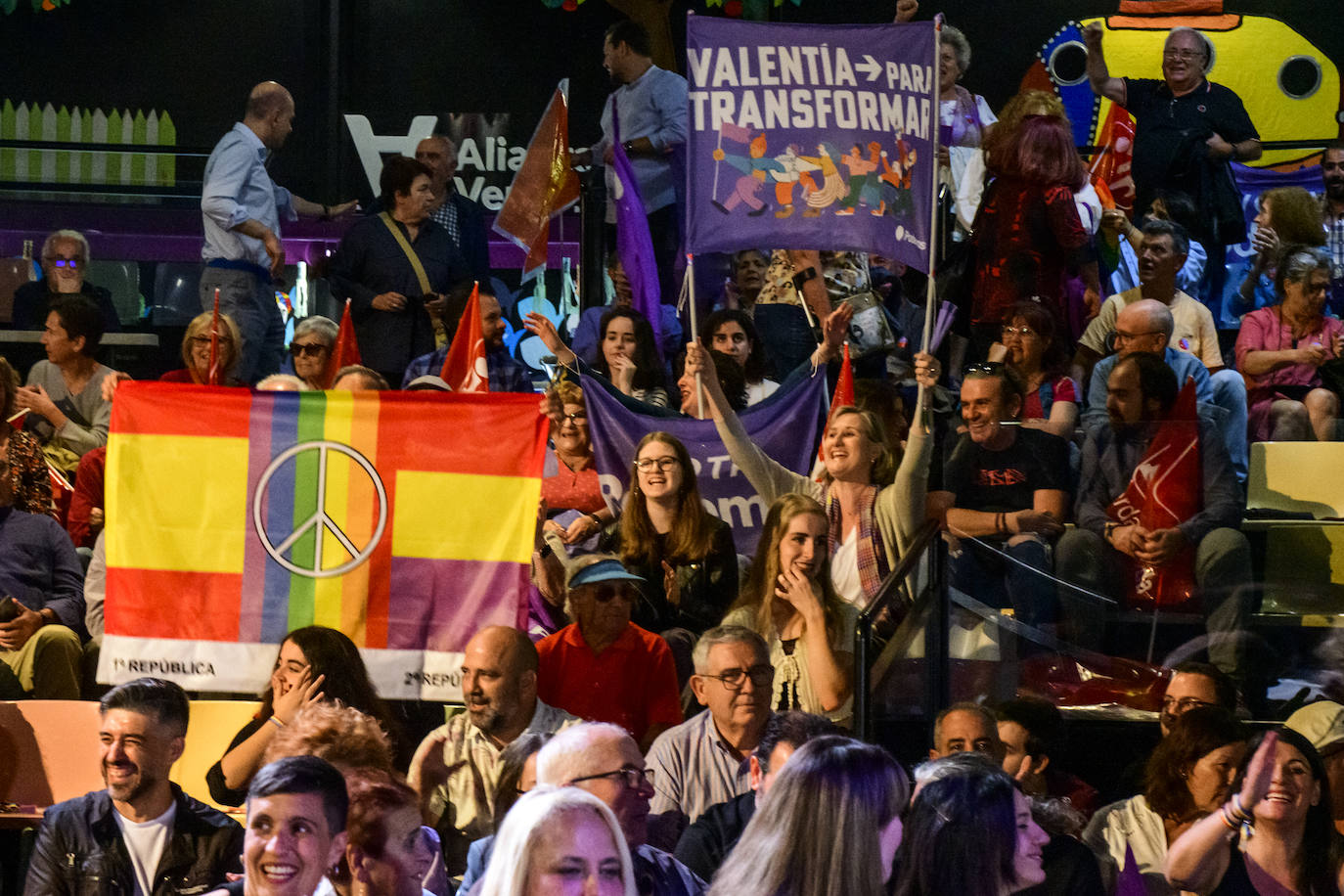 El acto de Irene Montero en Murcia, en imágenes