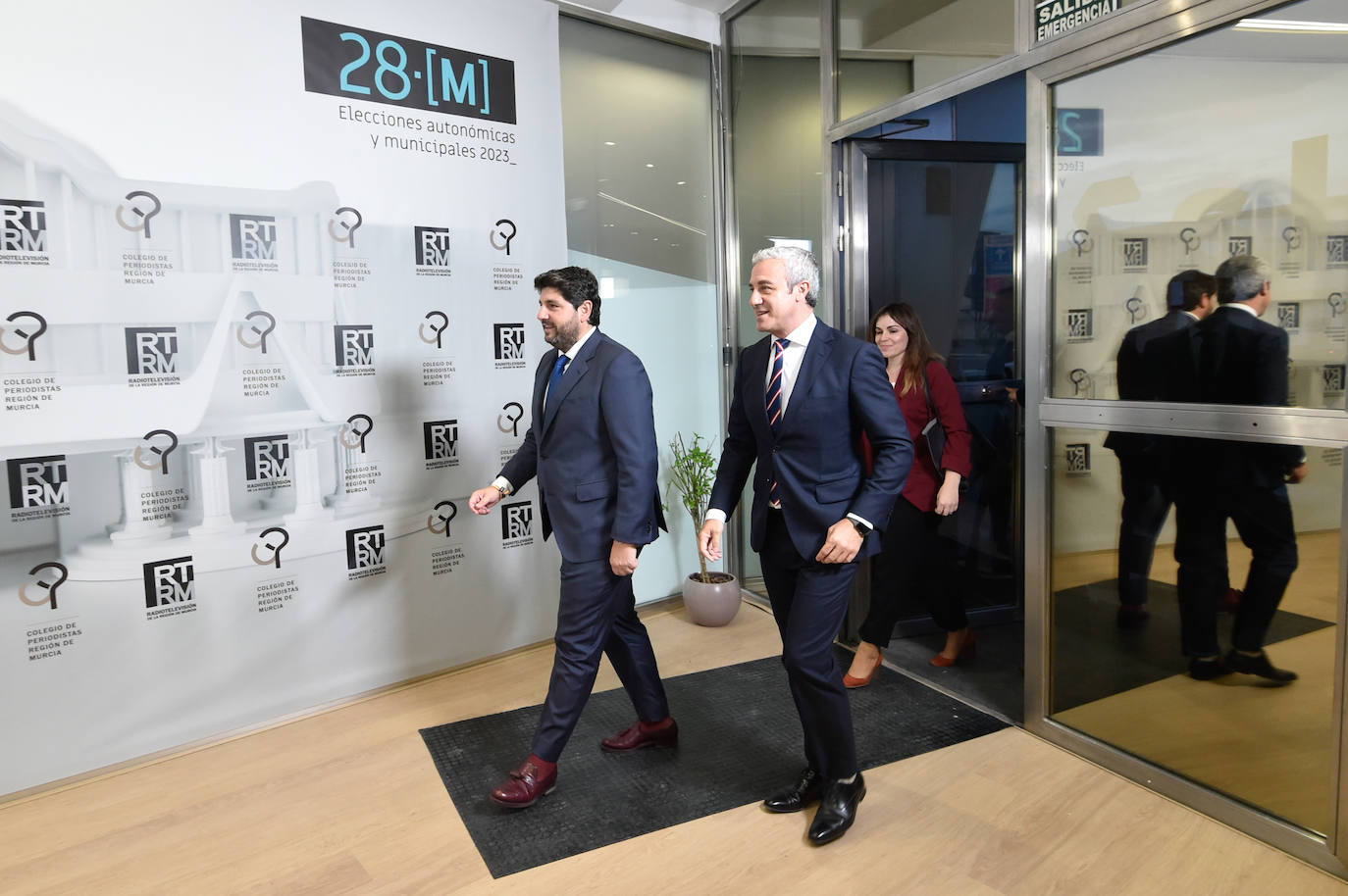 Las imágenes del debate electoral de la Región de Murcia