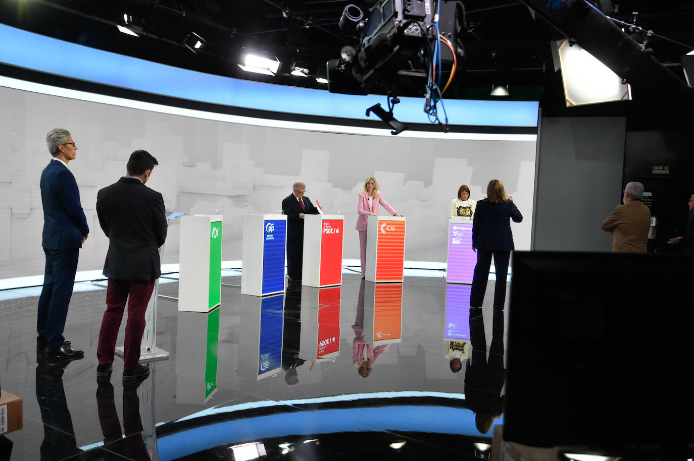 Las imágenes del debate electoral de la Región de Murcia