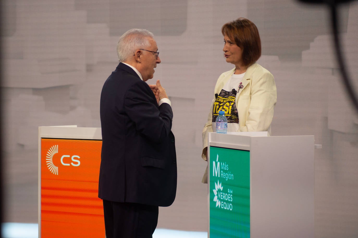 Las imágenes del debate electoral de la Región de Murcia