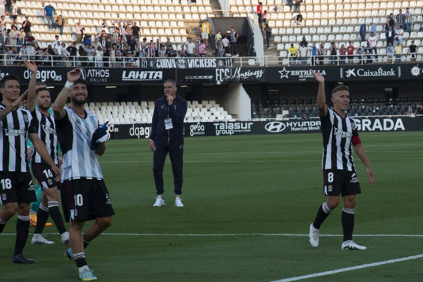 La derrota el Cartagena frente a Las Palmas, en imágenes